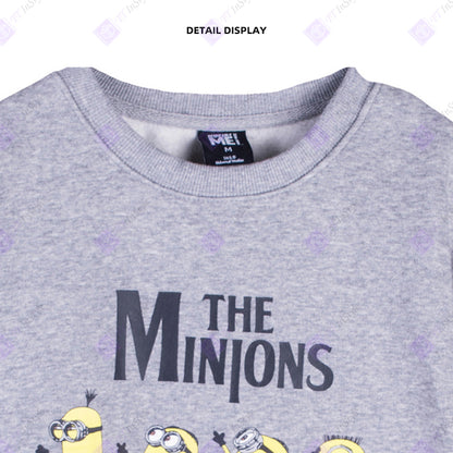 Minions Hoodies multi-characters (grey)