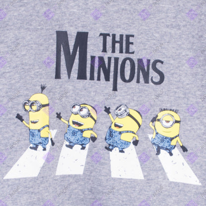 Minions Hoodies multi-characters (grey)