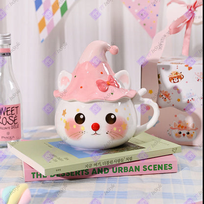 Porcelain - Mugs (Halloween Kitten Phantom)