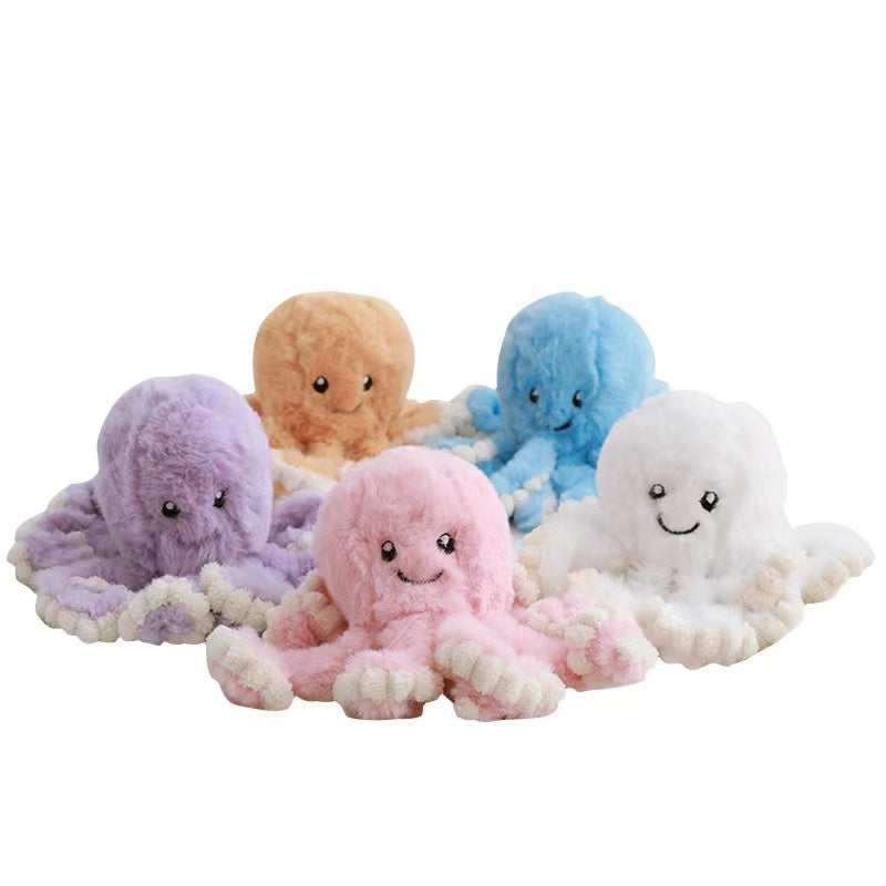 Furry Octopus Plush Toy