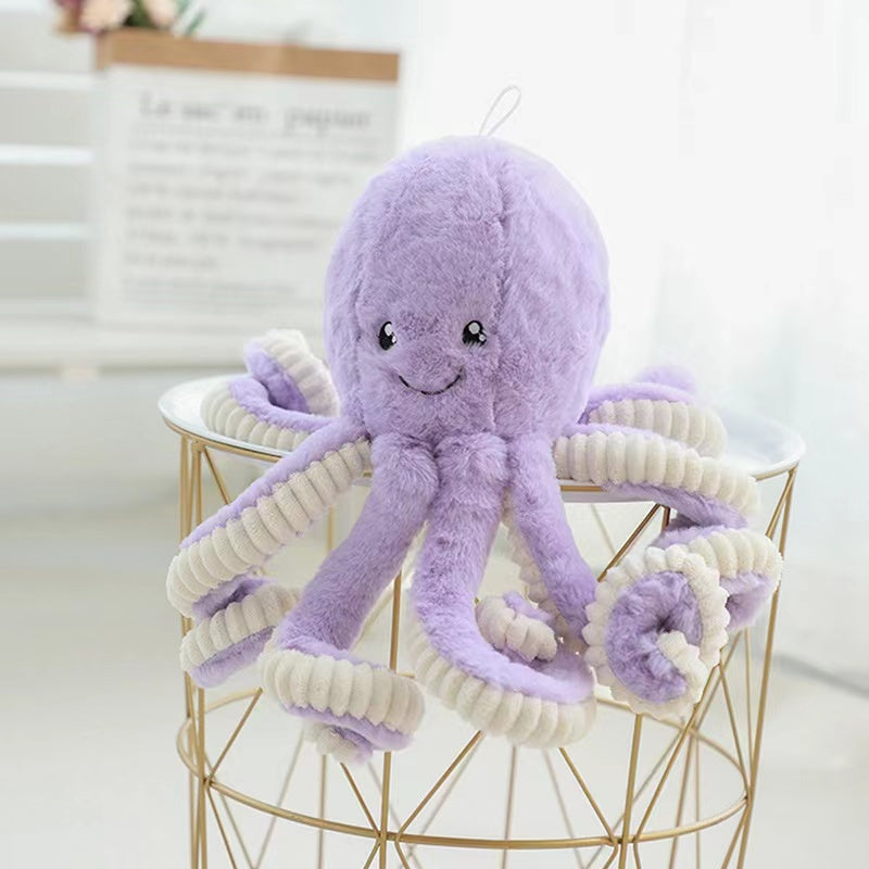 Furry Octopus Plush Toy