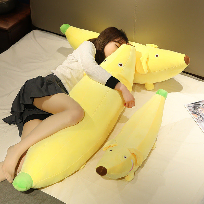 Giant cute banana dog