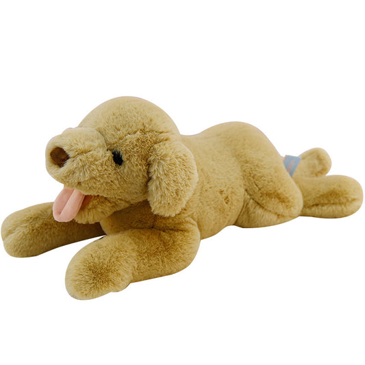 Lying labrador plush toy